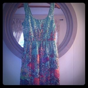 Watercolor Floral Dress